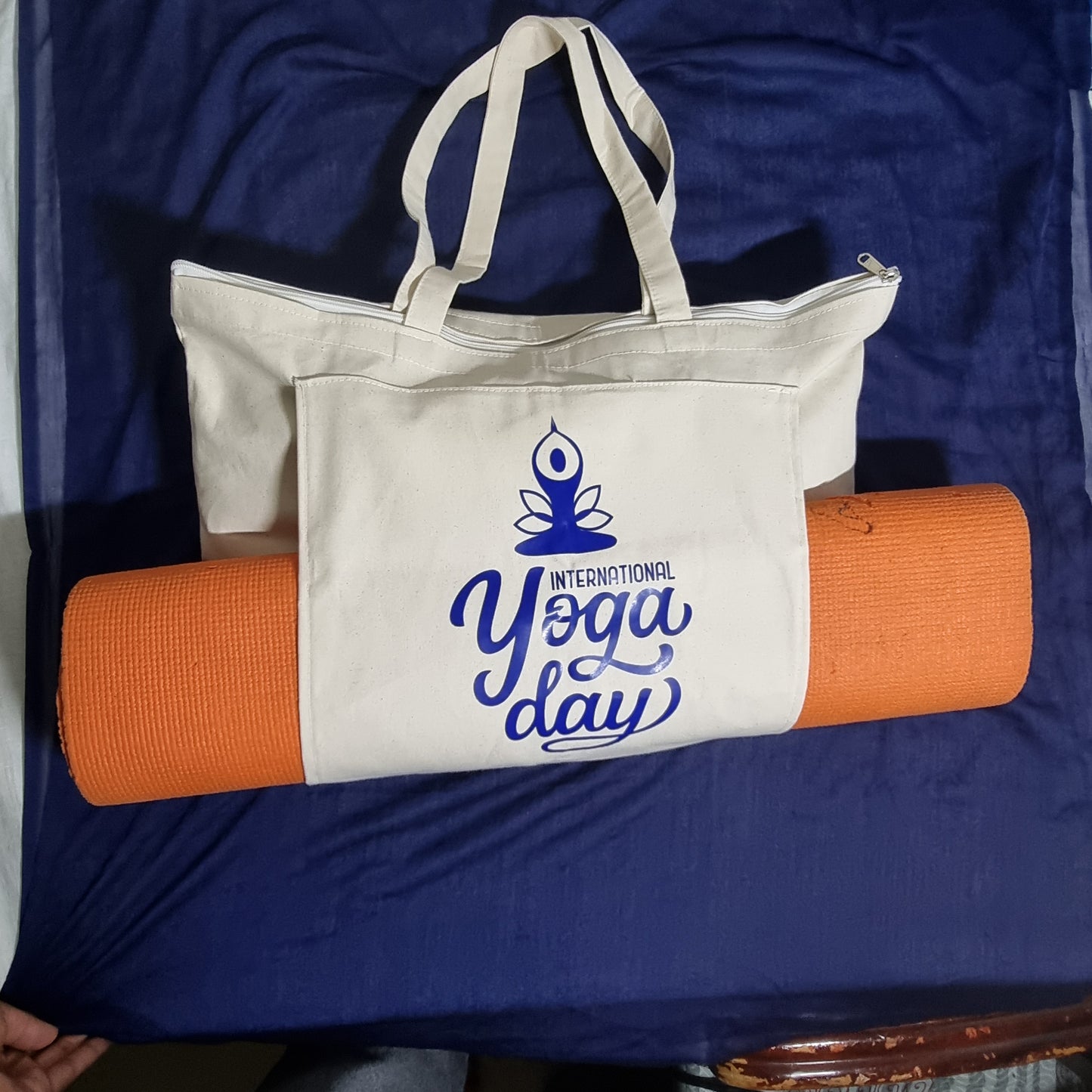 Ladies Cotton Yoga Bag